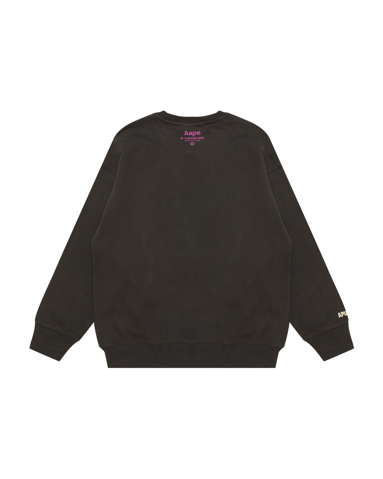 Aape Patterned moonface logo crew neck sweatshirt | Bape