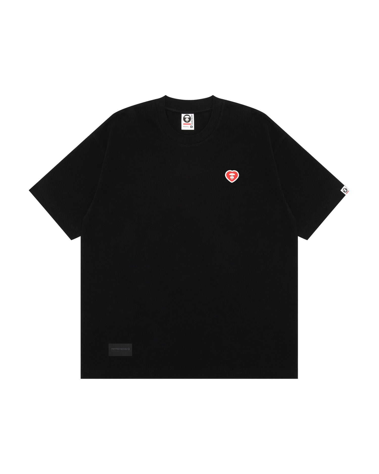 AAPE Moonface heart patch tee | Bape official website – INT