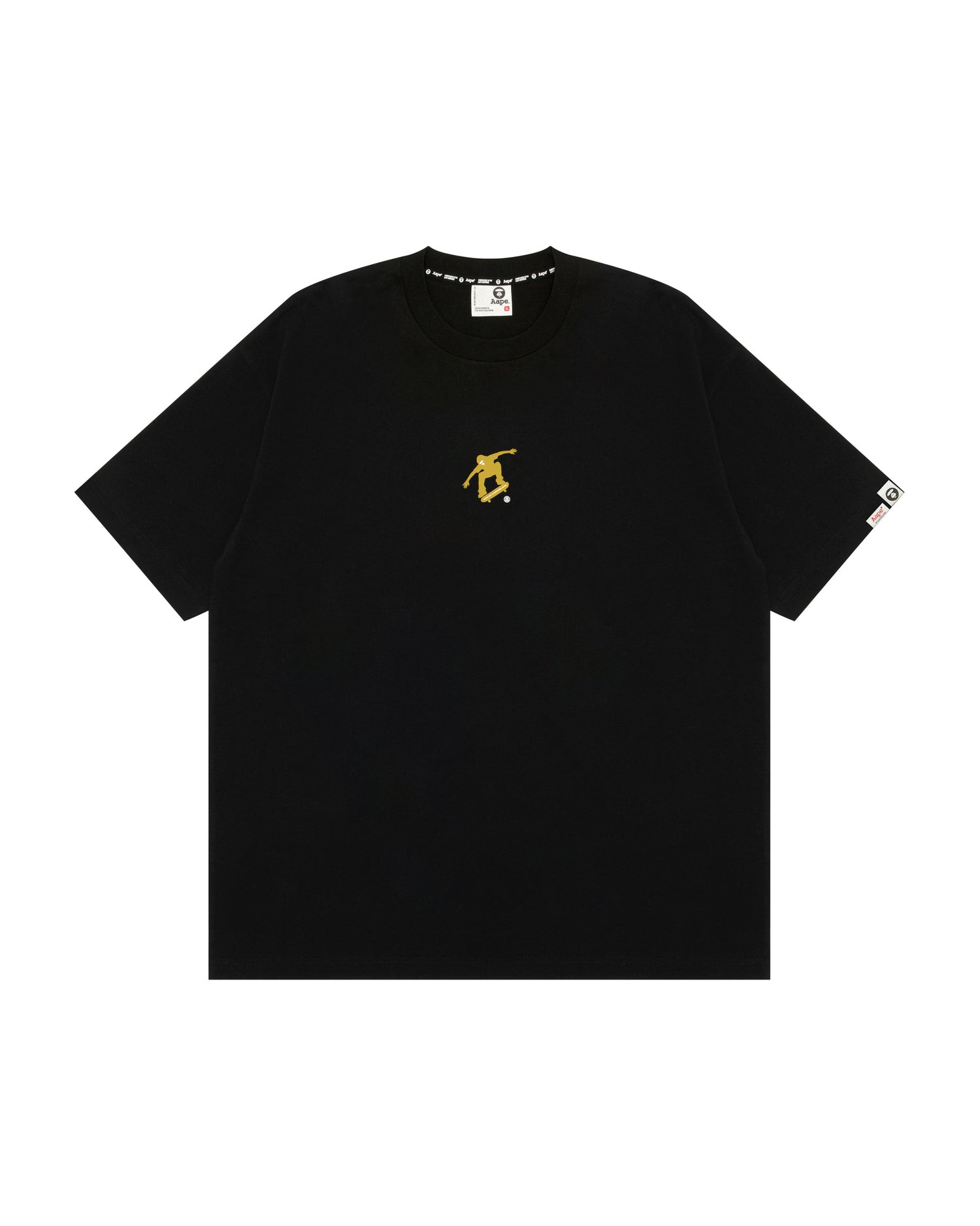Aape Moonface logo skating short sleeve tee | Bape official