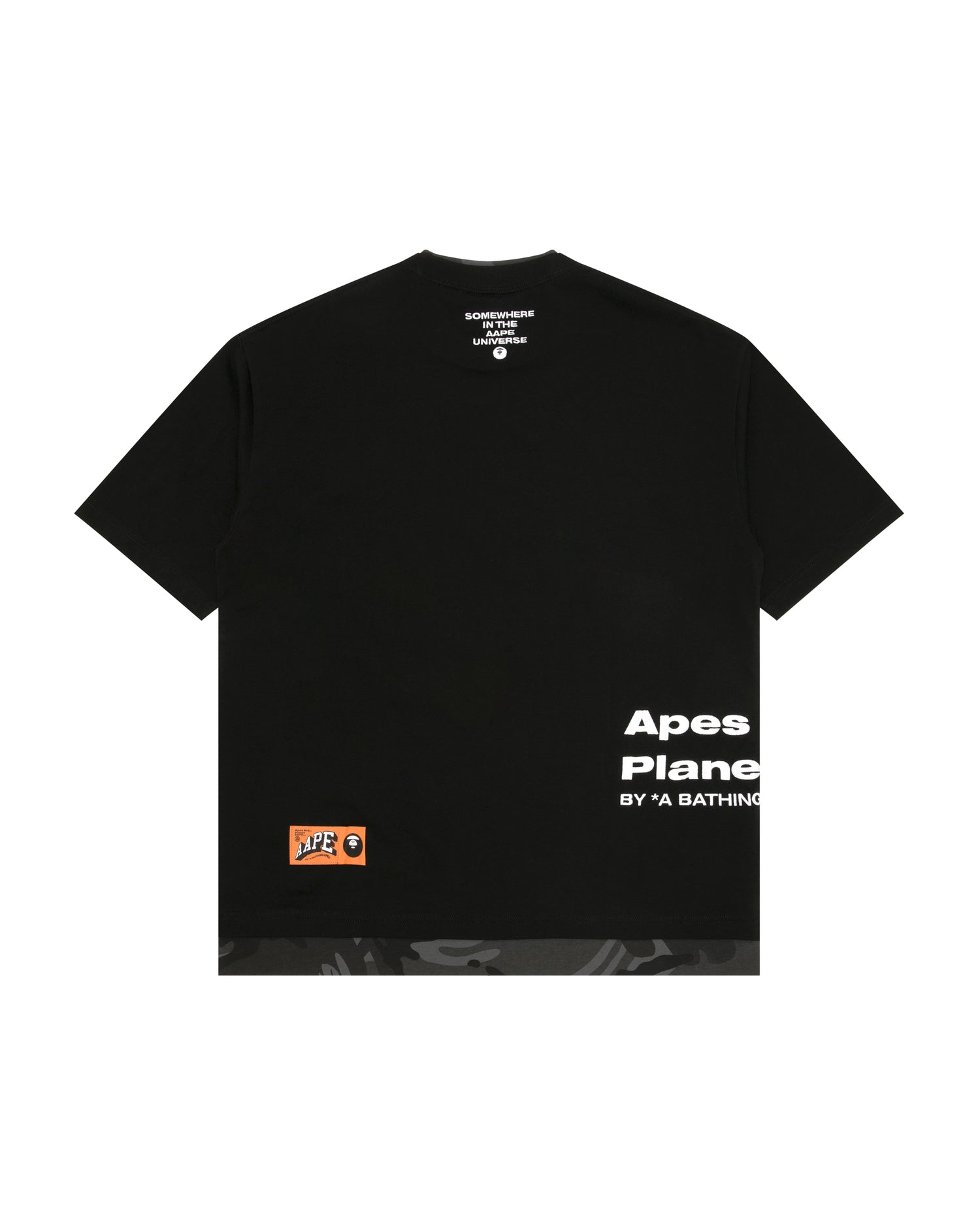 Aape Moonface logo camo short sleeve tee | Bape official