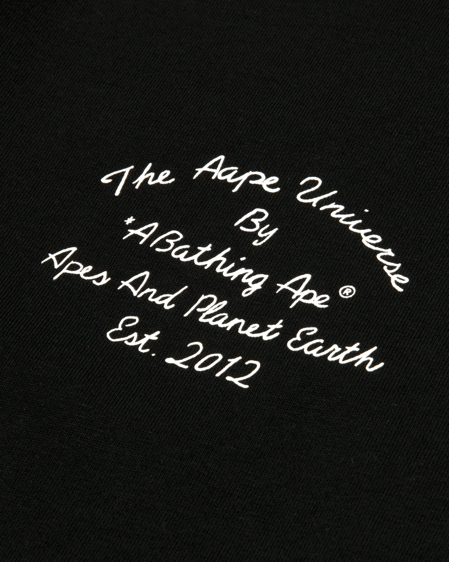 AAPE AAPEUNVS logo tee | Bape official website – INT.BAPE.COM