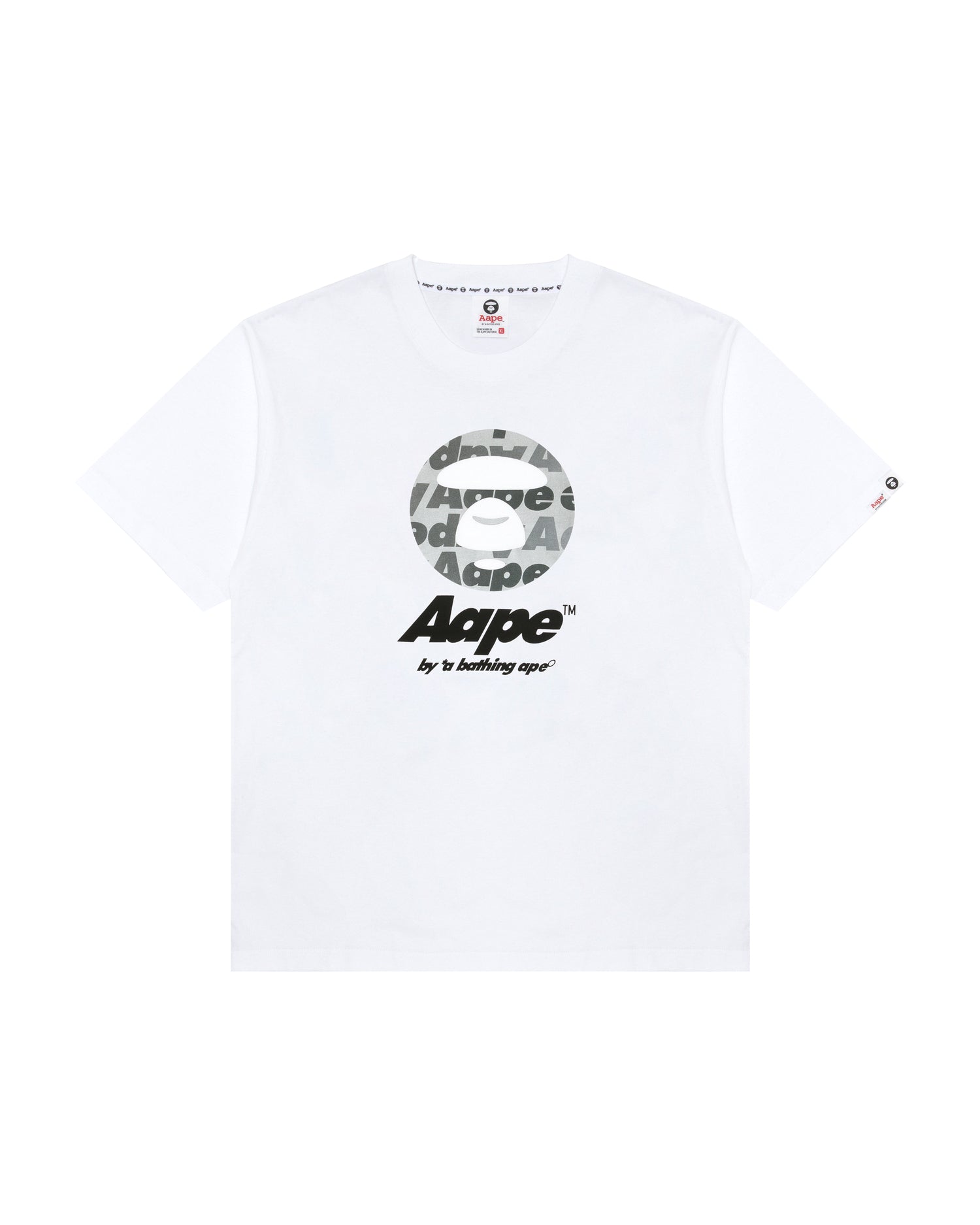 AAPE Moonface logo short sleeve tee | Bape official website