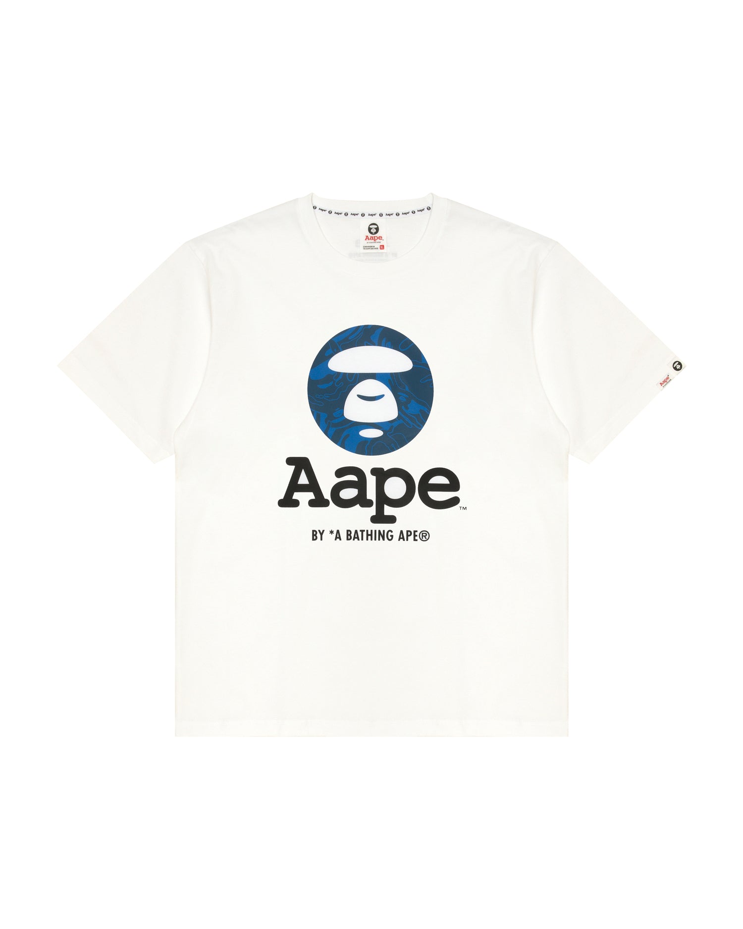 AAPE Moonface logo tee | Bape official website – INT.BAPE.COM