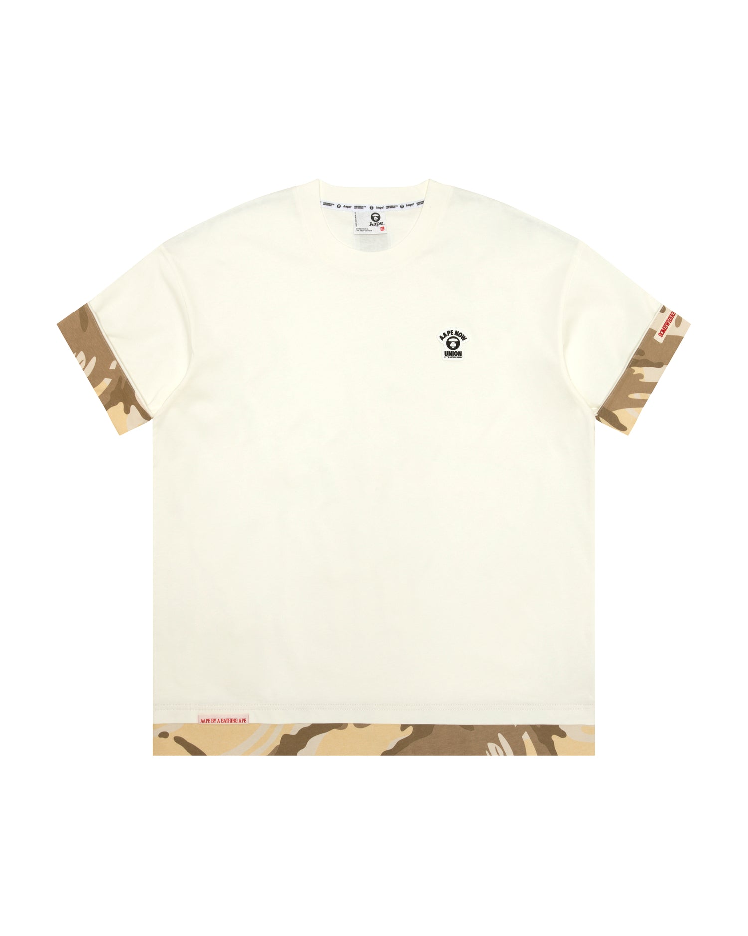 AAPE AAPENOW moonface logo short sleeve tee | Bape official