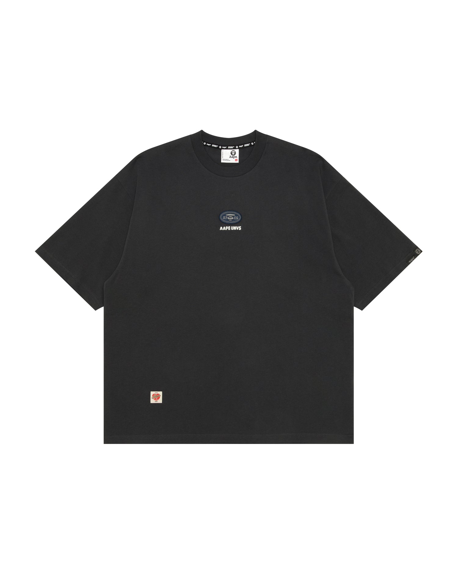 AAPE AAPEUNVS moonface logo tee | Bape official website
