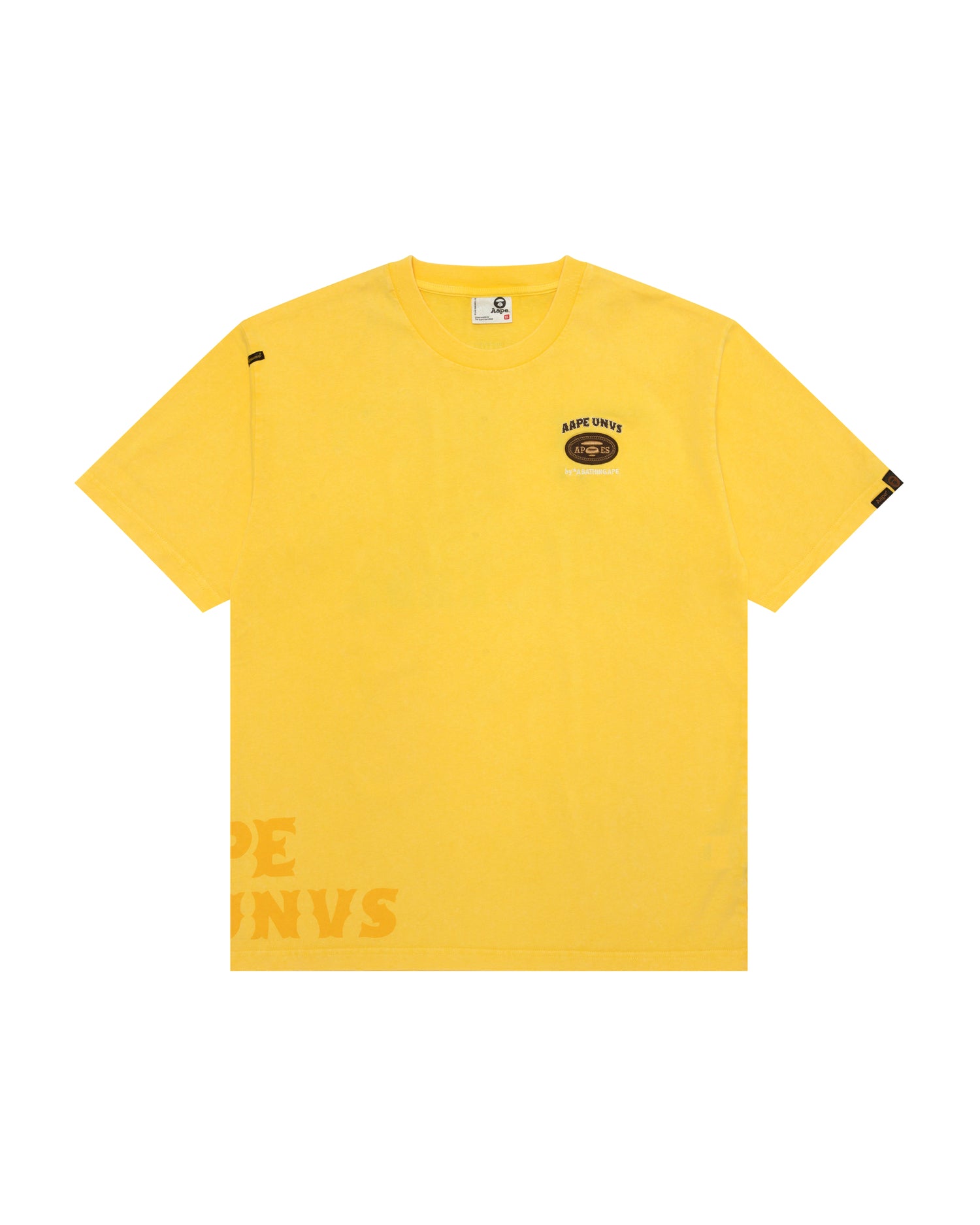 AAPE AAPEUNVS moonface logo tee | Bape official website