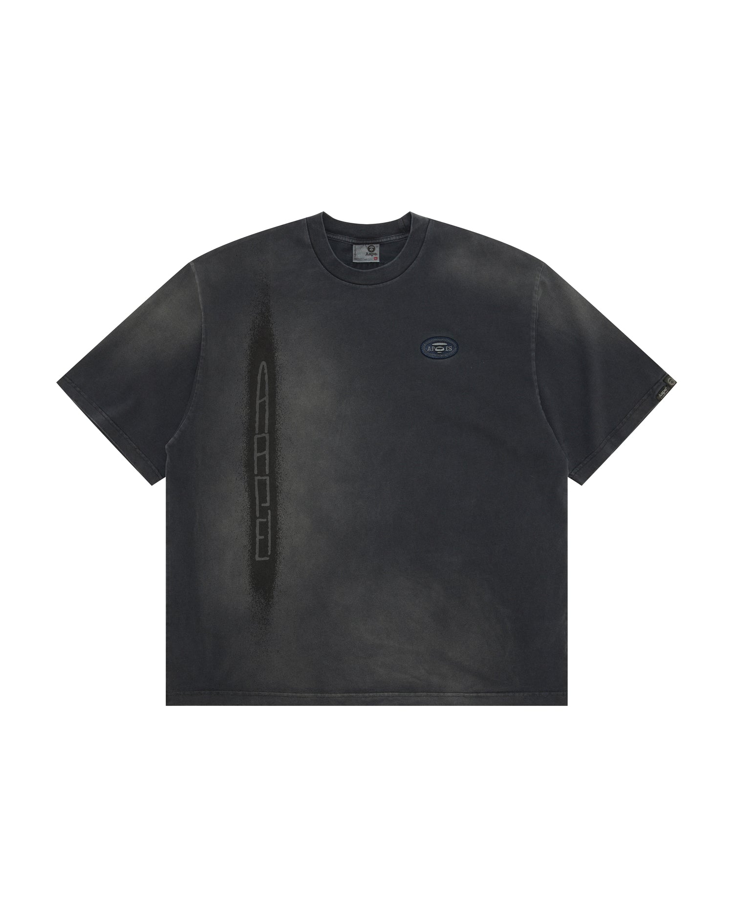 AAPE Moonface logo gradient spray graphic tee | Bape