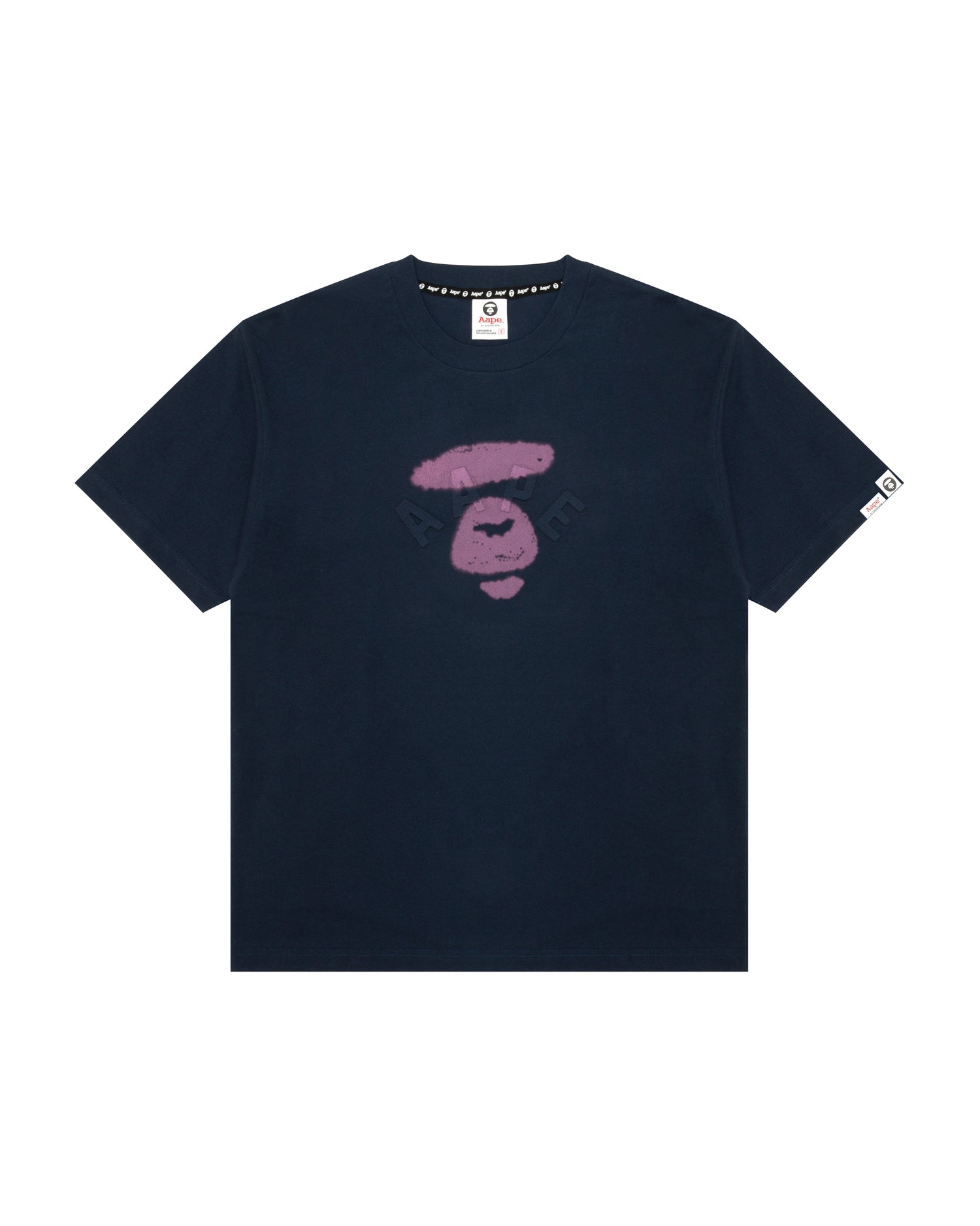 ひ*み様 Aape ブラック 半袖Tシャツ XS AAPE Moonface logo short sleeve tee | Bape official website