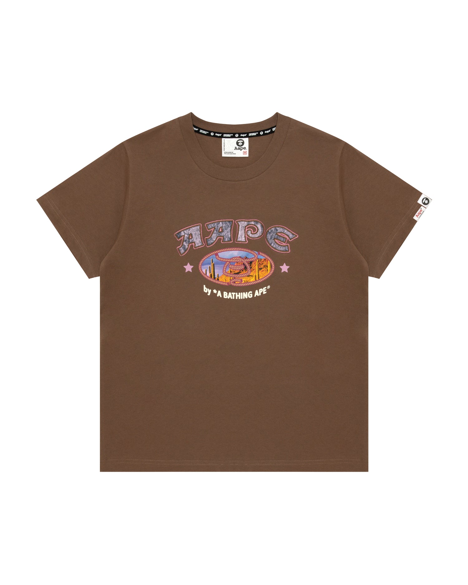 AAPE Moonface logo graphic tee | Bape official website – INT