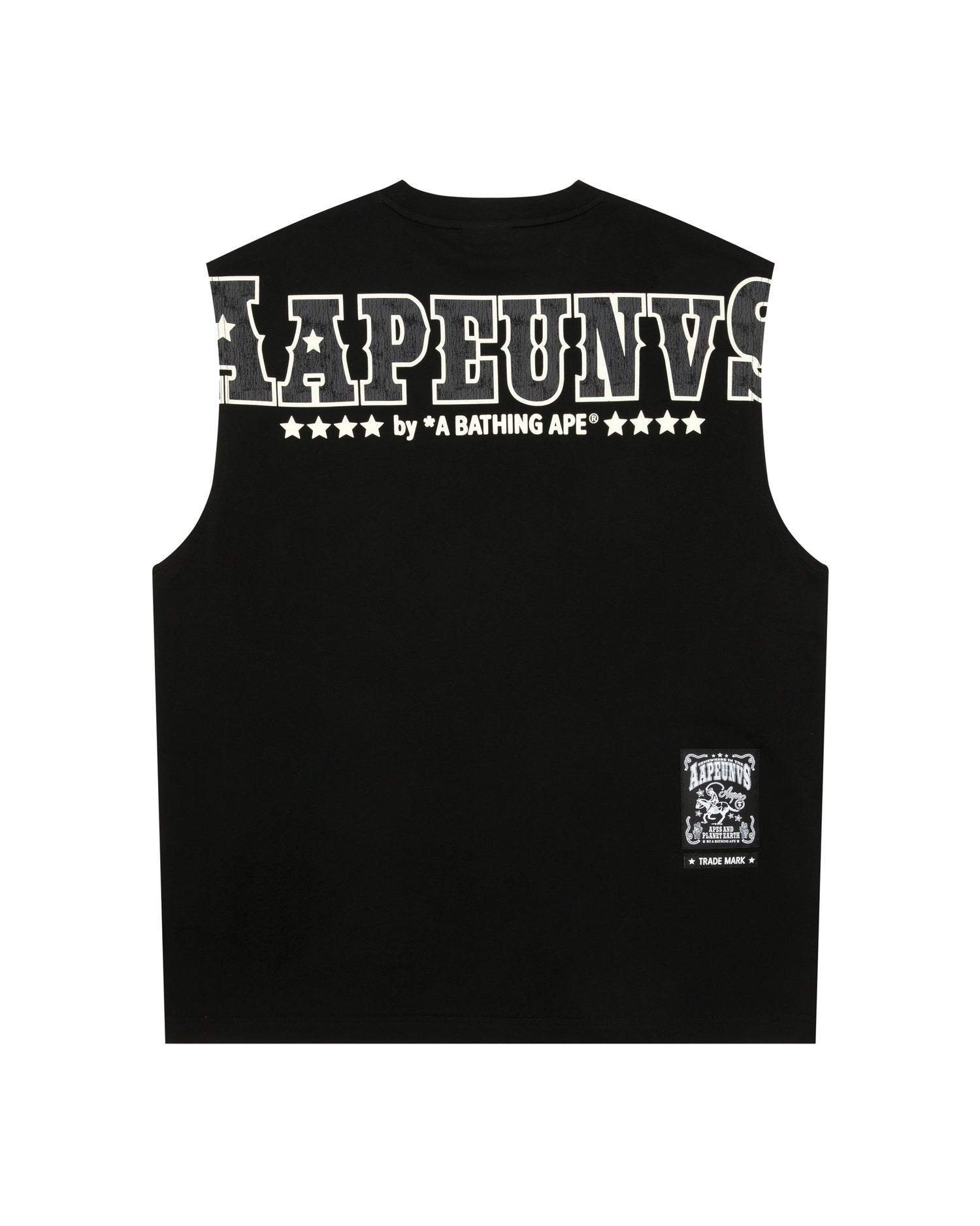 AAPE AAPEUNVS moonface logo tank top | Bape official website