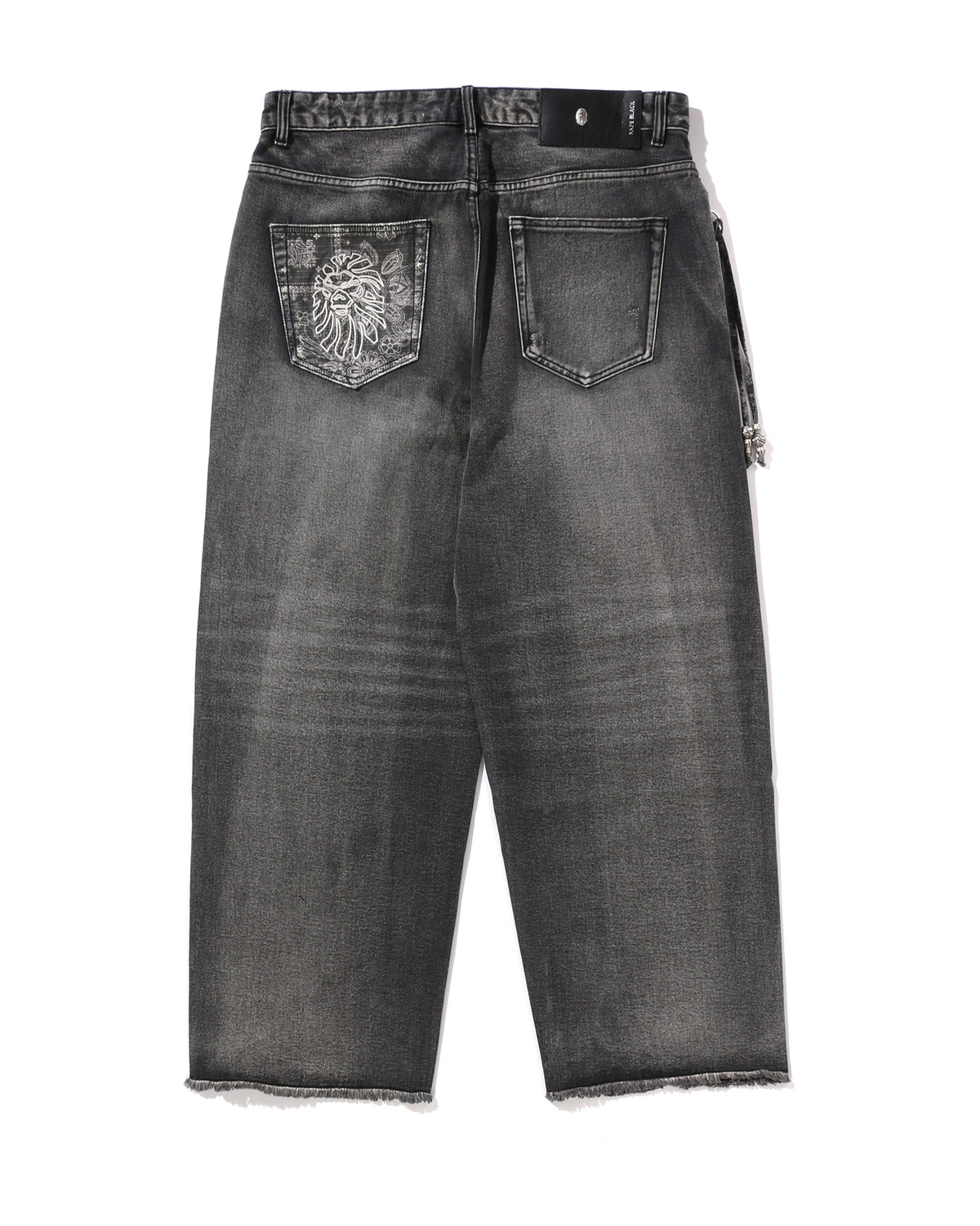 BAPE BLACK Essential Paisley Trimmed Denim | Bape official website ...