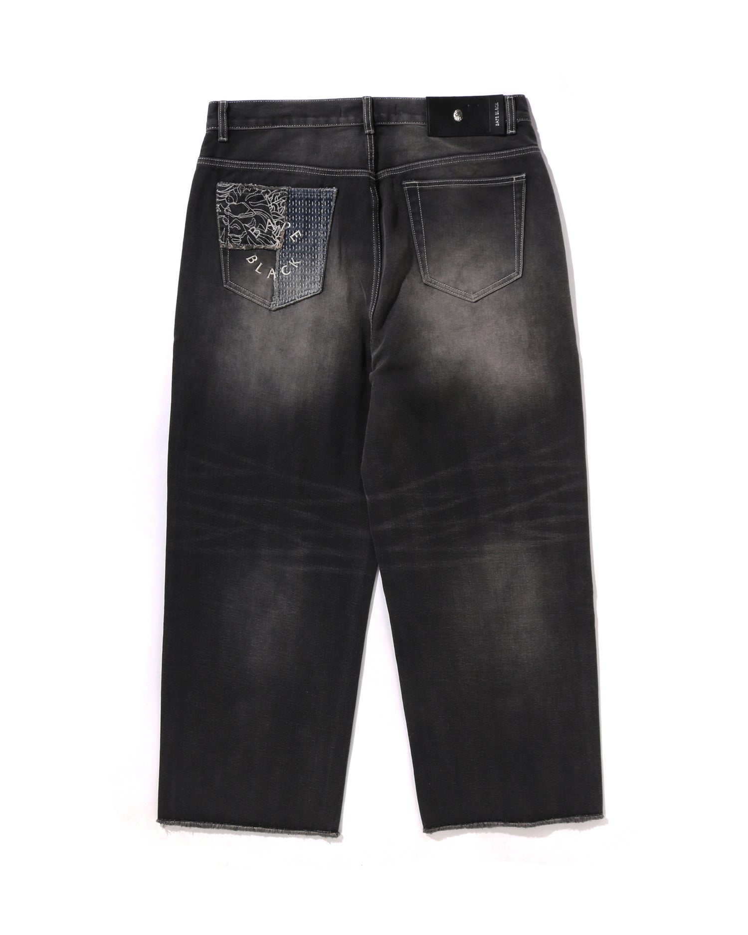 BAPE BLACK Sashiko Patchwork Jeans | Bape official website – INT