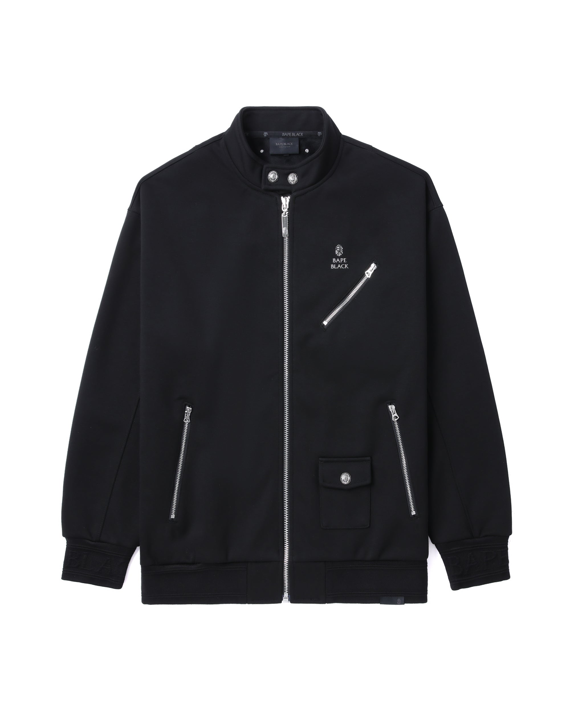 bape ブラック ナイロンジャケット フード付き BATHING APE LOGO NYLON TRACK JACKET MENS – us.bape.com