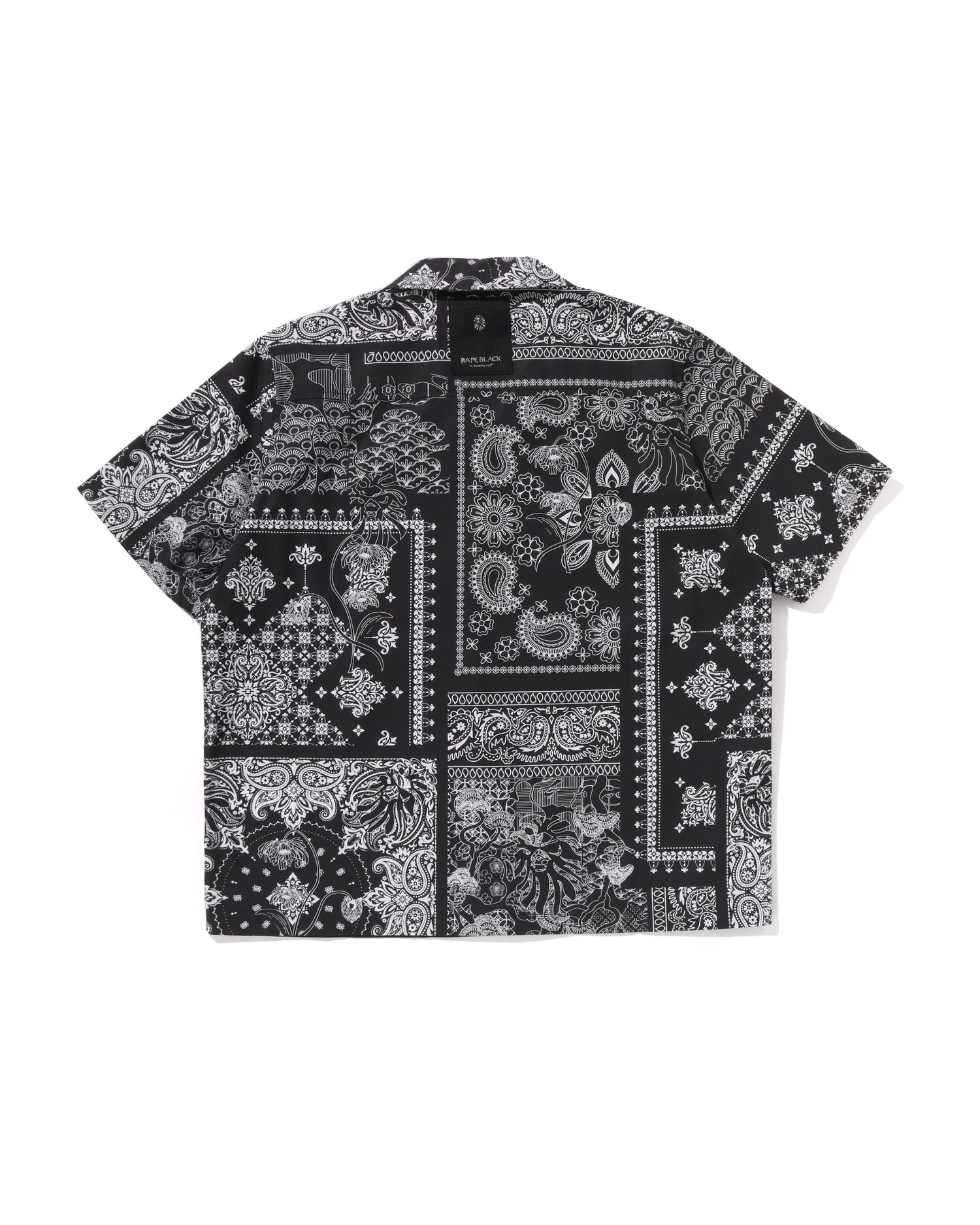 BAPE BLACK Boro Paisley Camp Shirt | Bape official website – INT