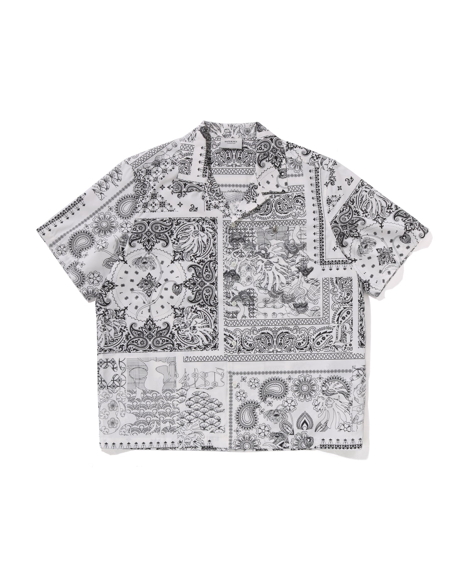 BAPE BLACK Boro Paisley Camp Shirt | Bape official website – INT