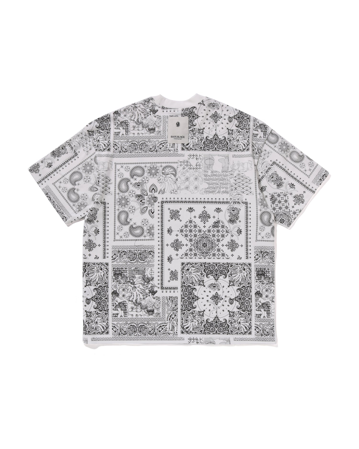 BAPE BLACK Paisley Tee | Bape official website – INT.BAPE.COM
