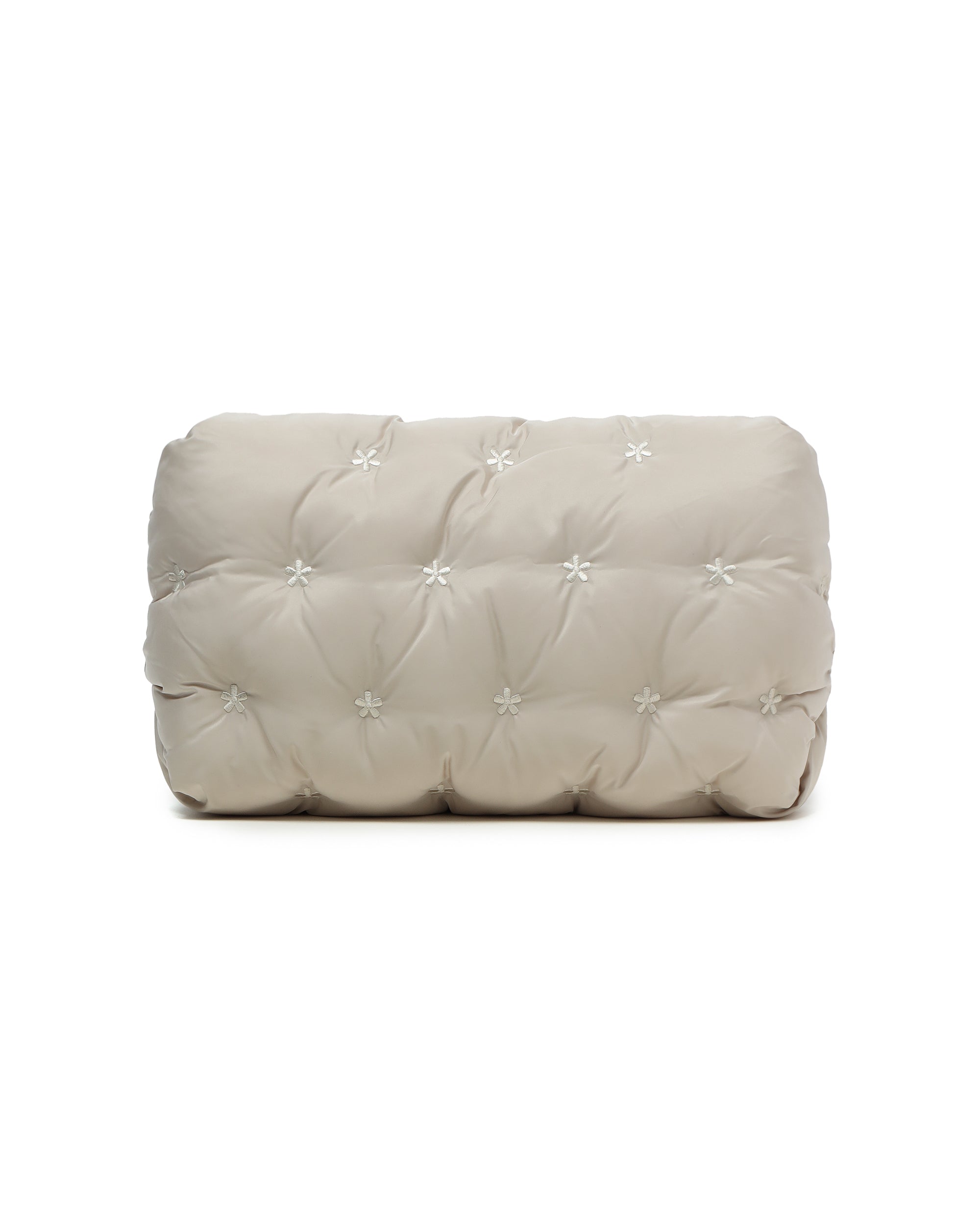Satin Flower Smocking Dumpling Bag – La Garçonne