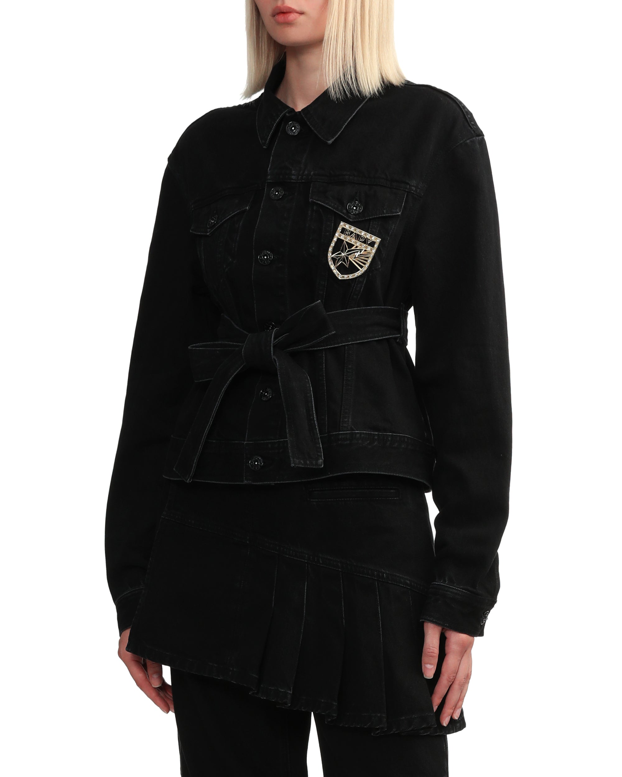 BAPY® Belted denim jacket | Bape official website – INT.BAPE.COM