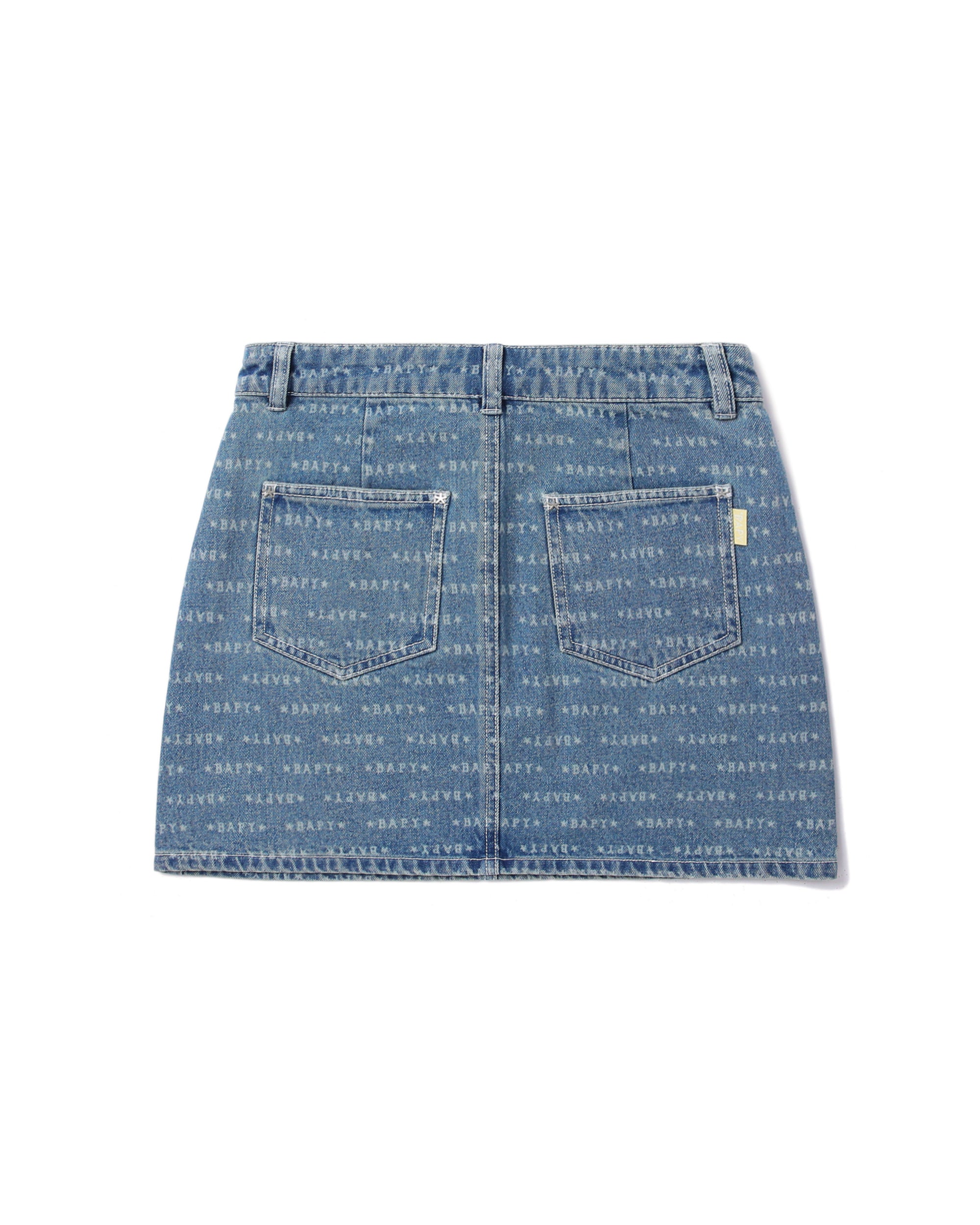 VIP【関税送料無料】希少 MARNI BLUE COTTON DENIM SKIRT Marni logo-print Denim Skirt | Blue | FARFETCH JO