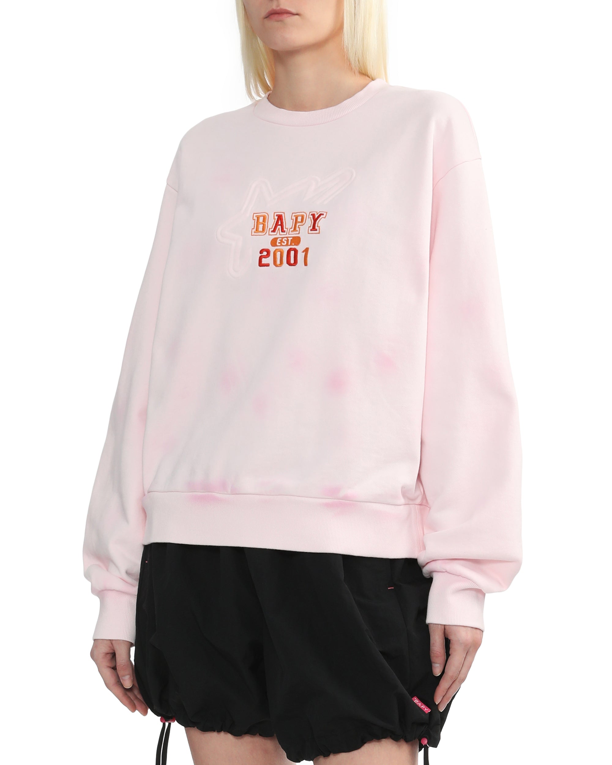 トレーナー スウェット BAPY WASHED SWEATSHIRT レディース BAPY BY A BATHING APE トレーナー スウェット WASHED