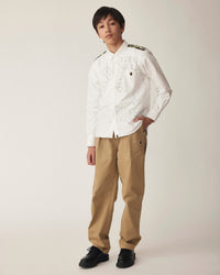Kids 1st Camo Stripe Oxford Bd Shirt Jr