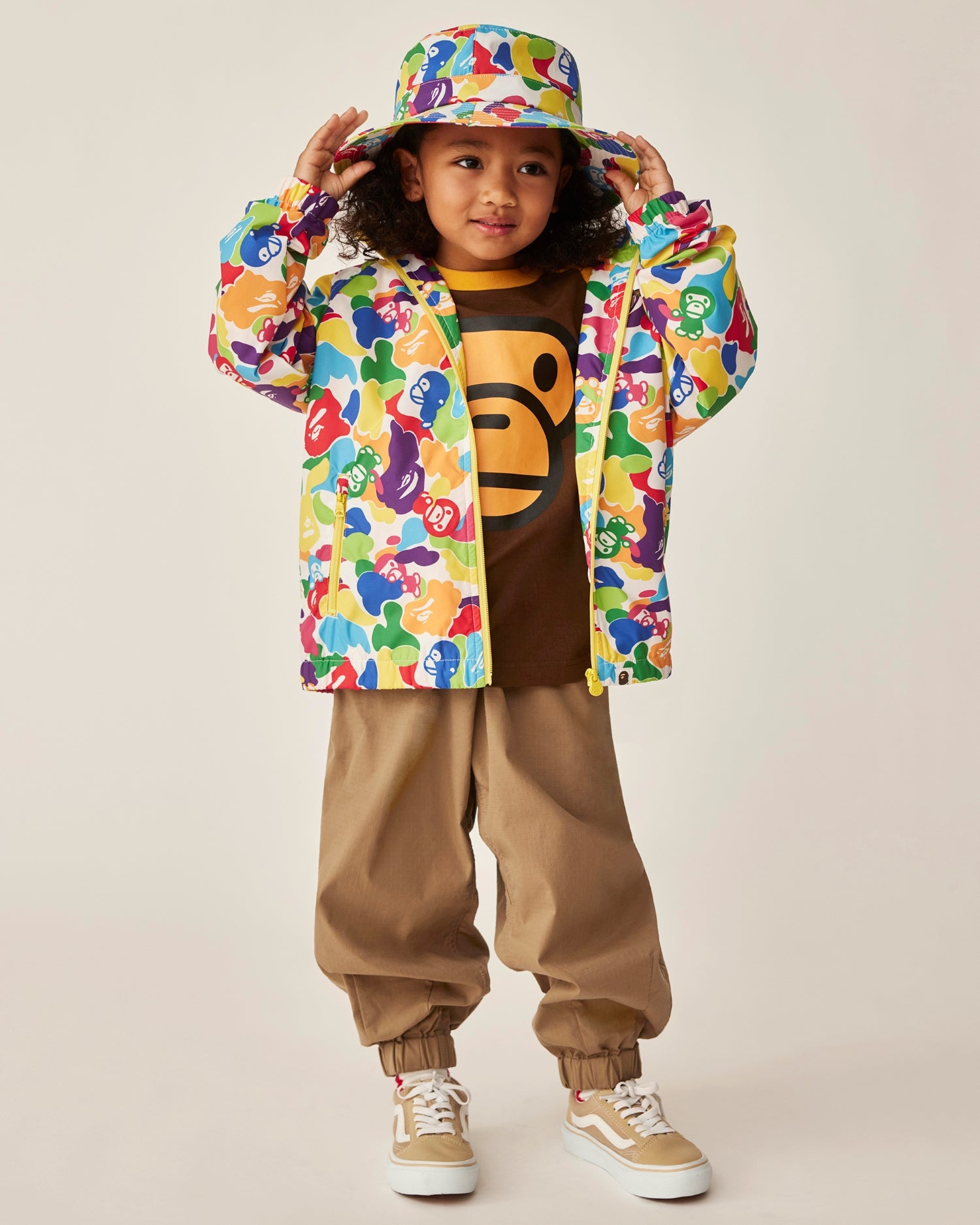 A BATHING APE® Kids Ape Head One Point Balloon Pants | Bape
