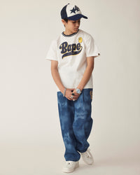 Kids Milo High Tone Bleach 10oz Denim Pants Jr
