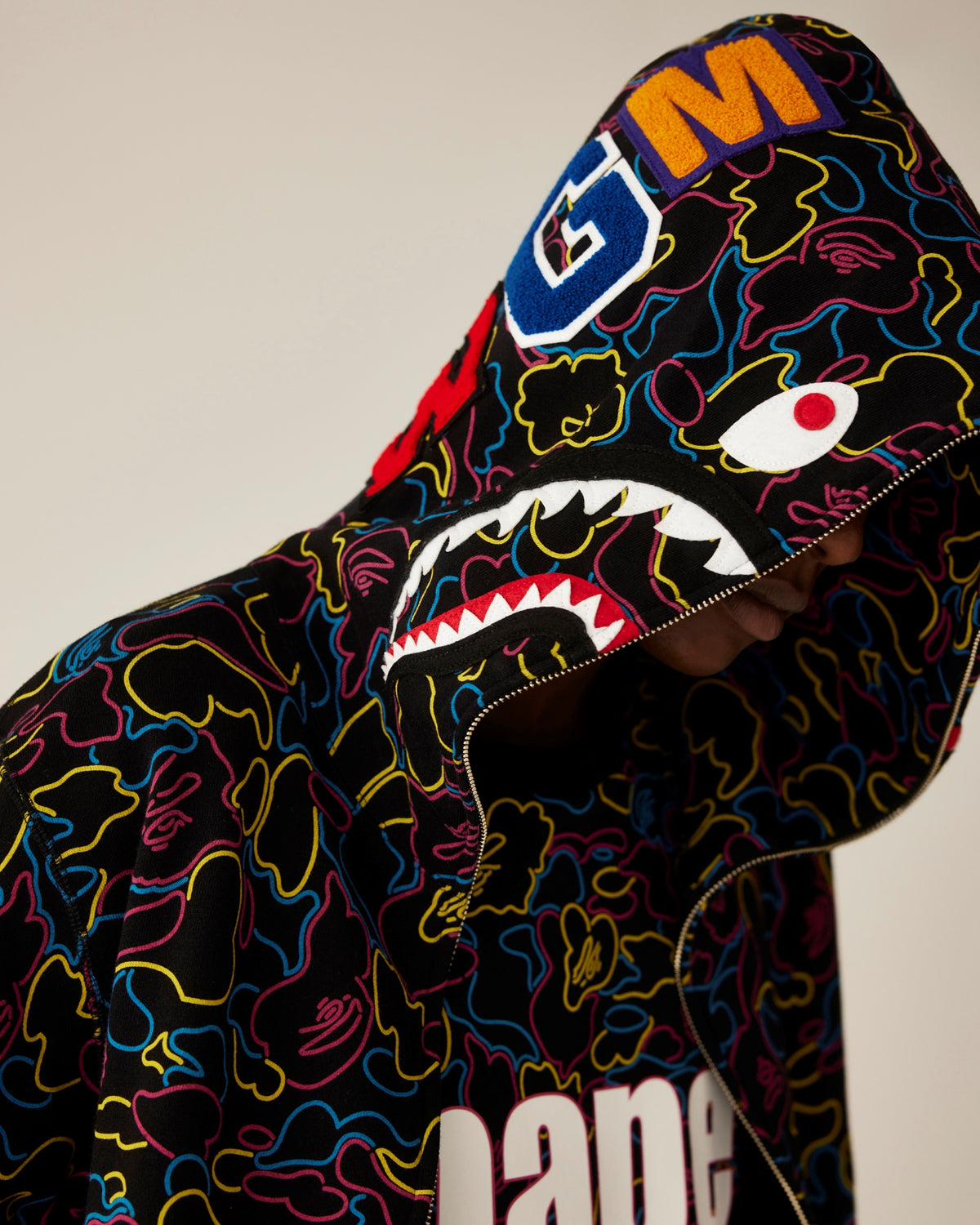 Neon Camo BAPE Tee