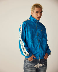 Solid Camo Jacquard One Point Track Jacket