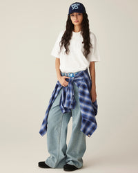 Ombre Check College Relaxed Fit Shirt