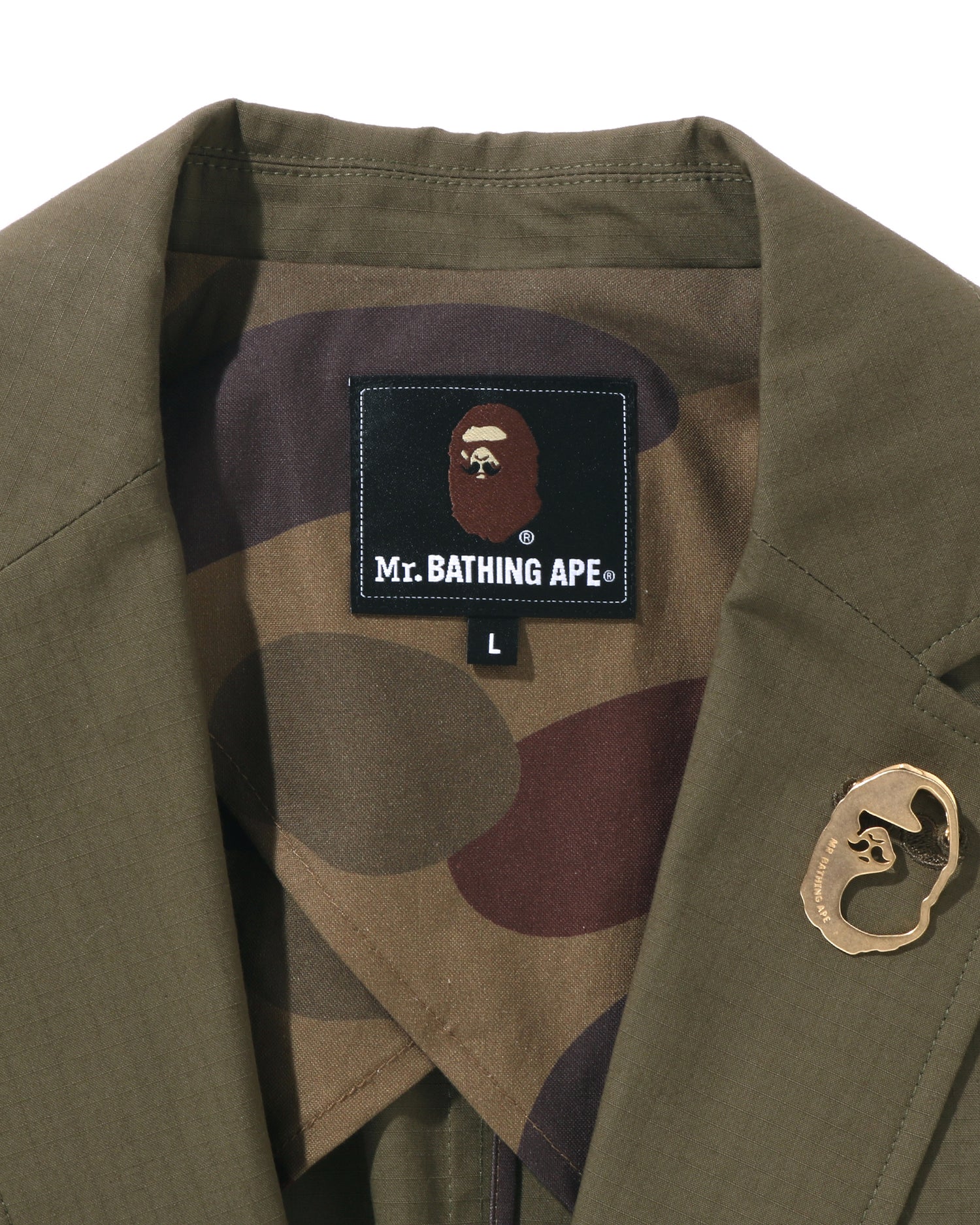 MR. BATHING APE Light Blazer with Metal Button Jacket | Bape MR. BATHING APE Light Blazer with Metal Button Jacket | Bape