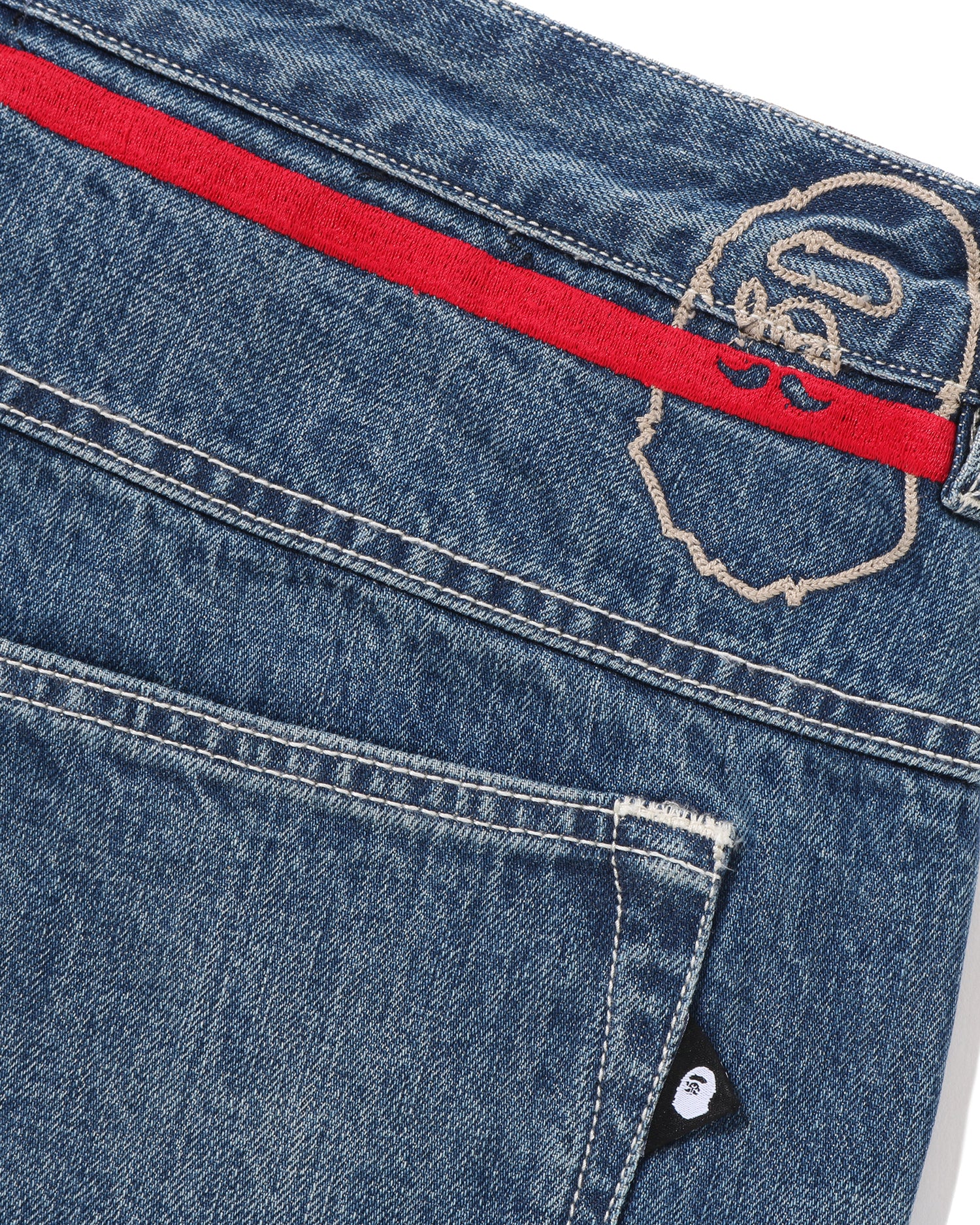 MR. BATHING APE Regular Fit Denim Jeans | Bape official website
