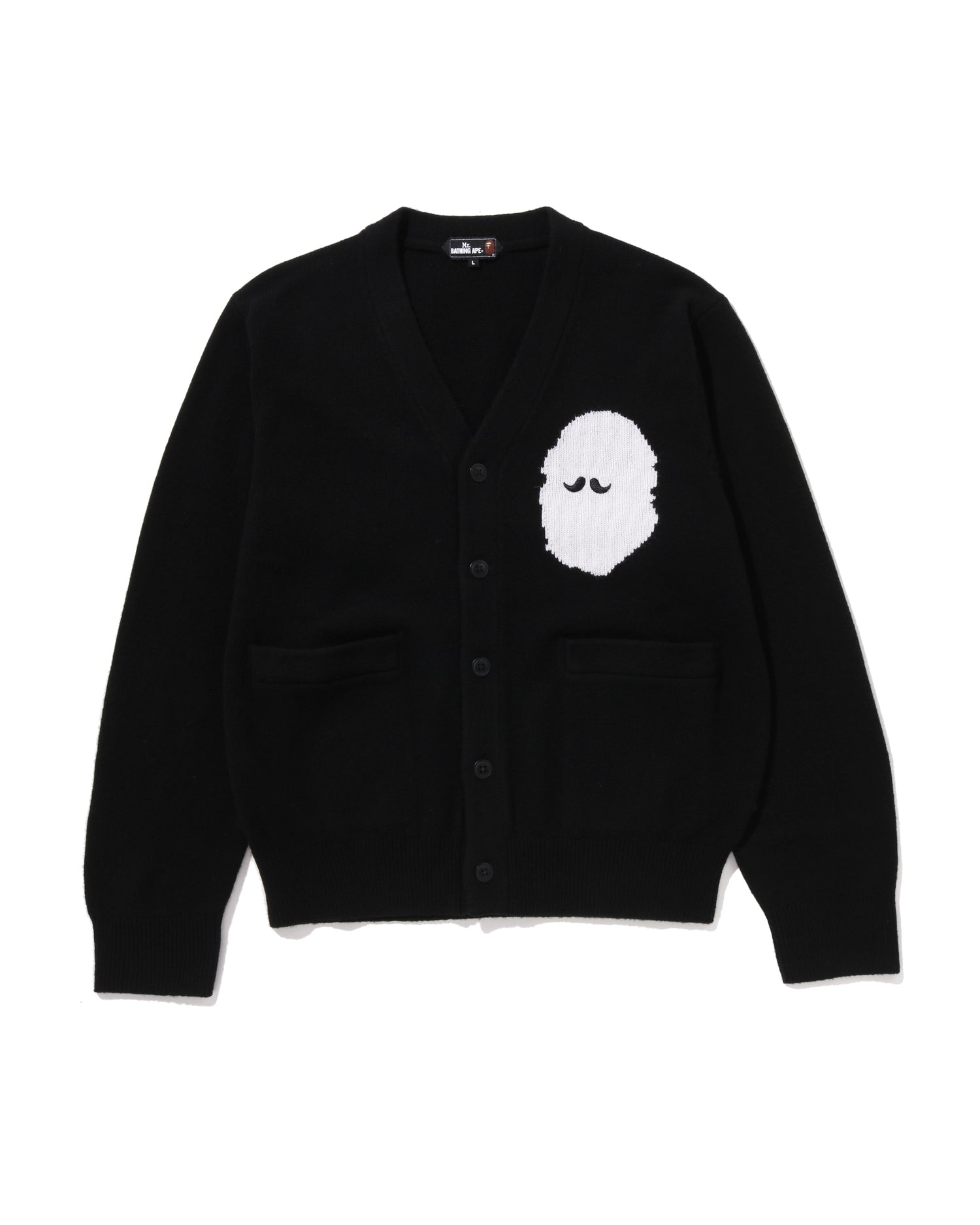 MR. BATHING APE Sweater Knit Cable Cardigan | Bape official