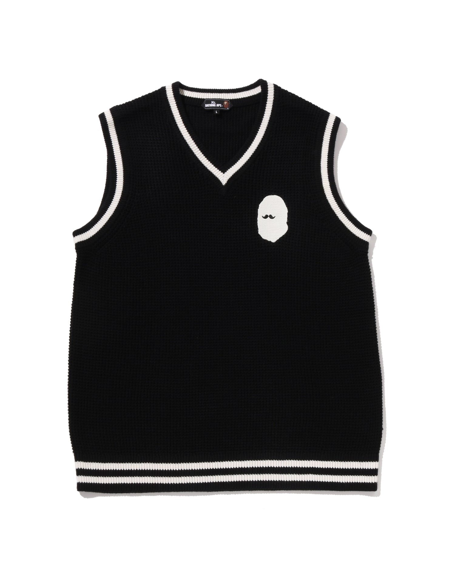 MR. BATHING APE Knit Vest with Patch | Bape official website – INT