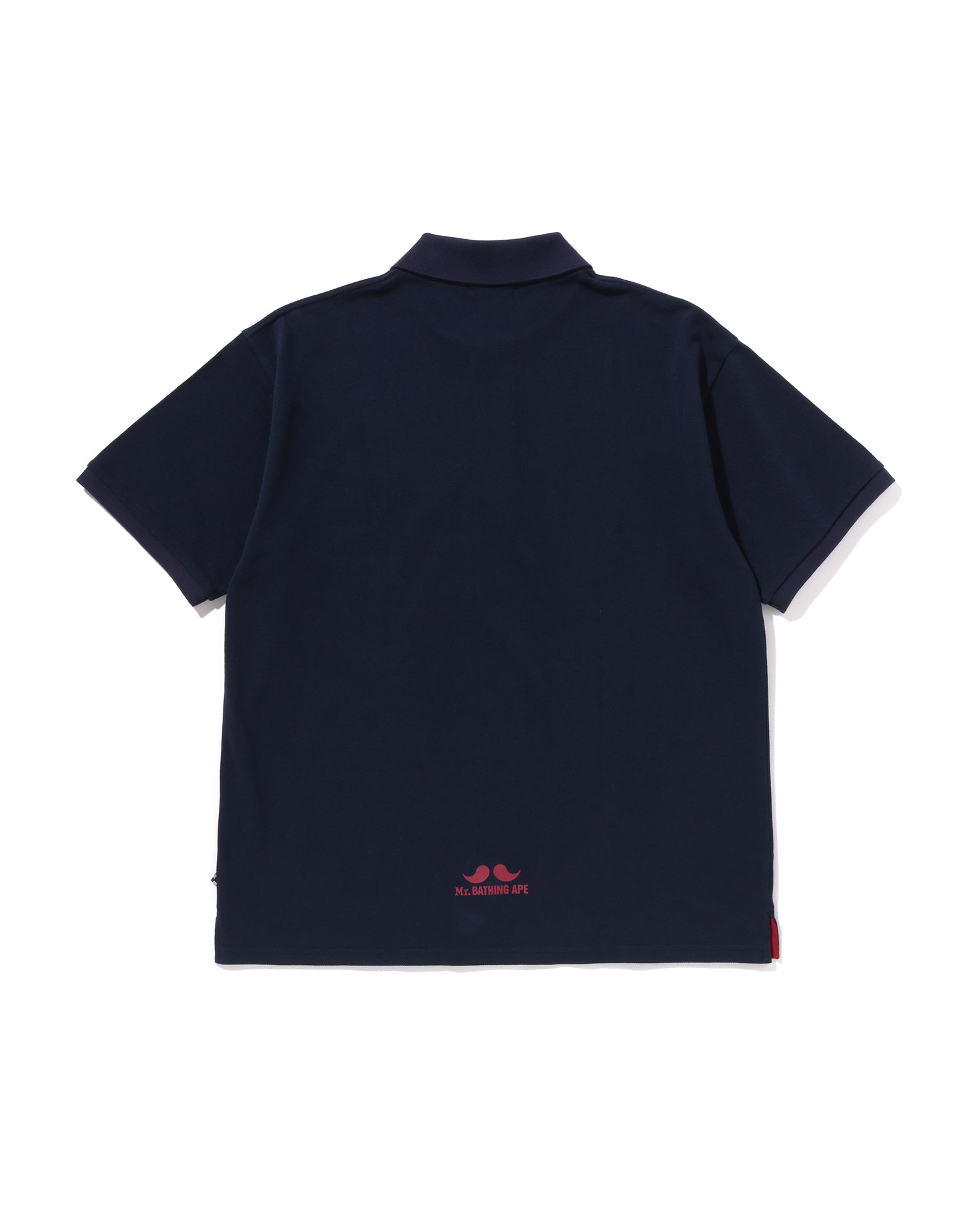 A BATHING APE ネイビー ポロシャツ M　エイプ A BATHING APE - A BATHING APE アベイシングエイプ ビッグフェイス
