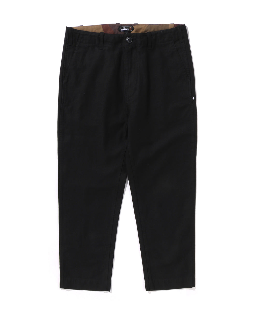 The Mr. BATHING APE 24FW Tuck Chino Pants in "Black" Are Where Streetwear Grows Up — image 1