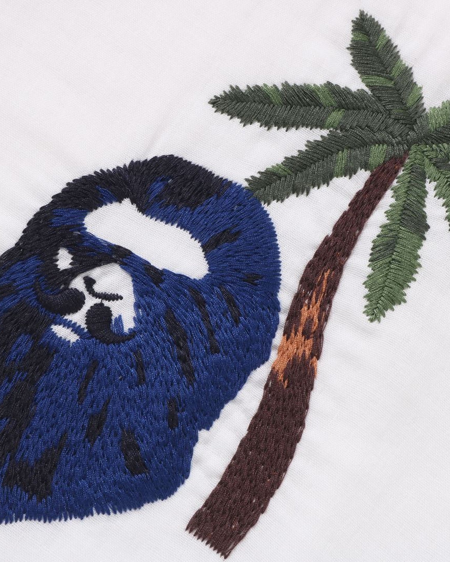 MR. BATHING APE Embroidered Casual Ss Shirt | Bape official