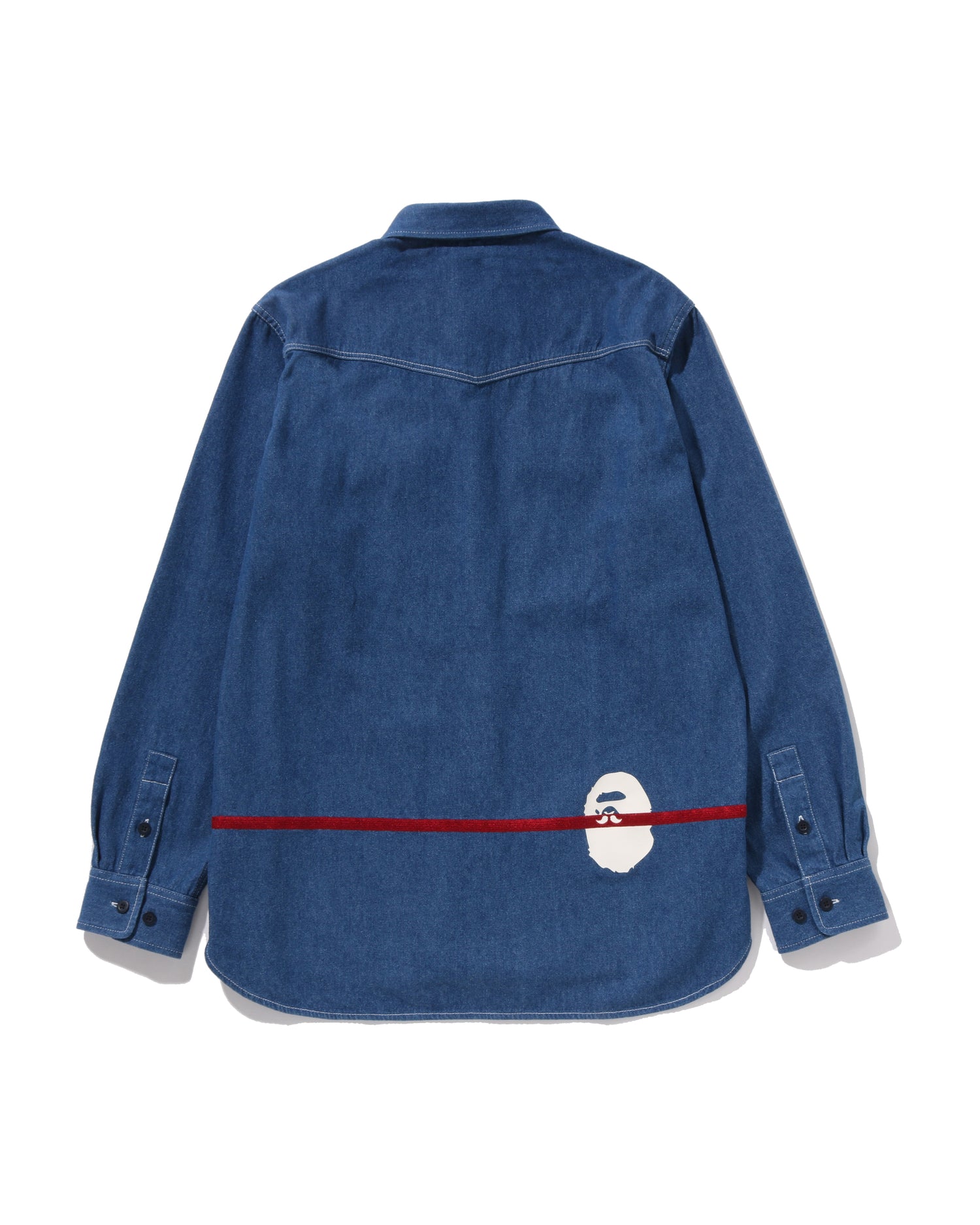 MR. BATHING APE Denim Chambray Shirt | Bape official website – INT