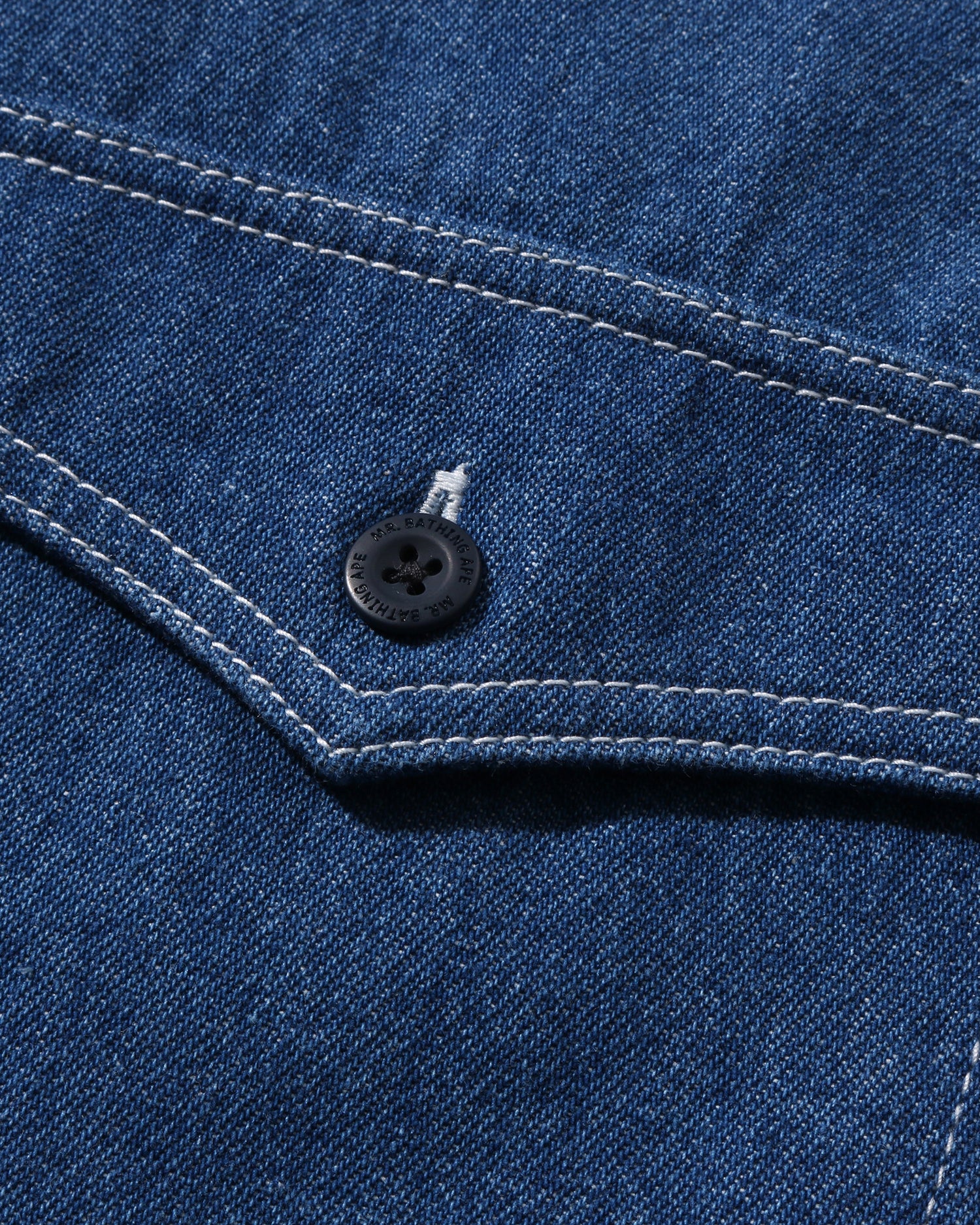 MR. BATHING APE Denim Chambray Shirt | Bape official website – INT