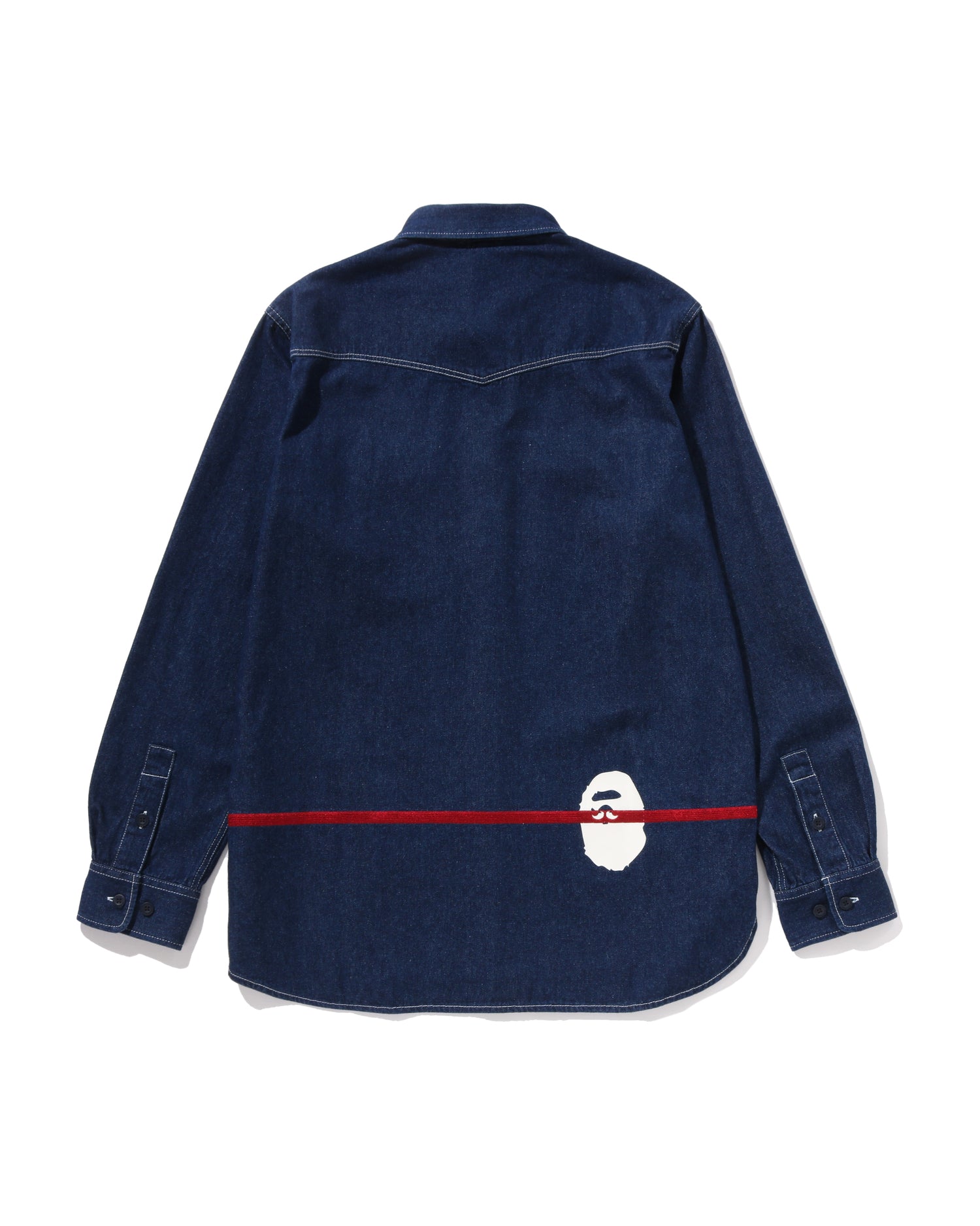 MR. BATHING APE Denim Chambray Shirt | Bape official website – INT