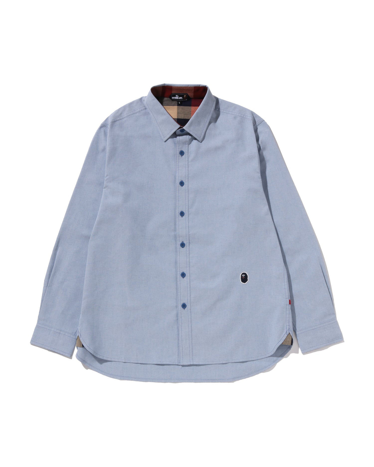 トップス A BATHING APE OXFORD SHIRTS A BATHING APE ONE POINT OXFORD LS SHIRT – happyjagabee store