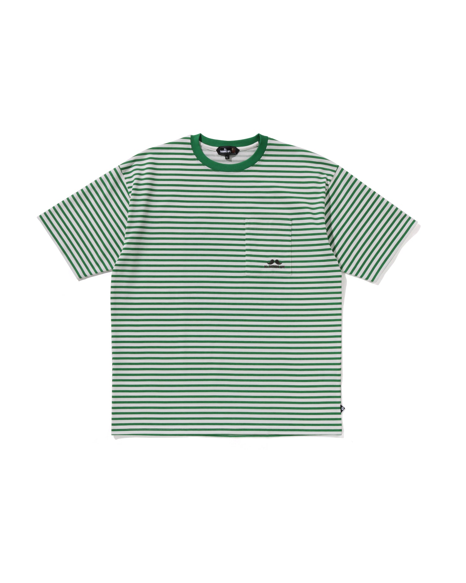 MR. BATHING APE Stripe Print Tee #1 | Bape official website