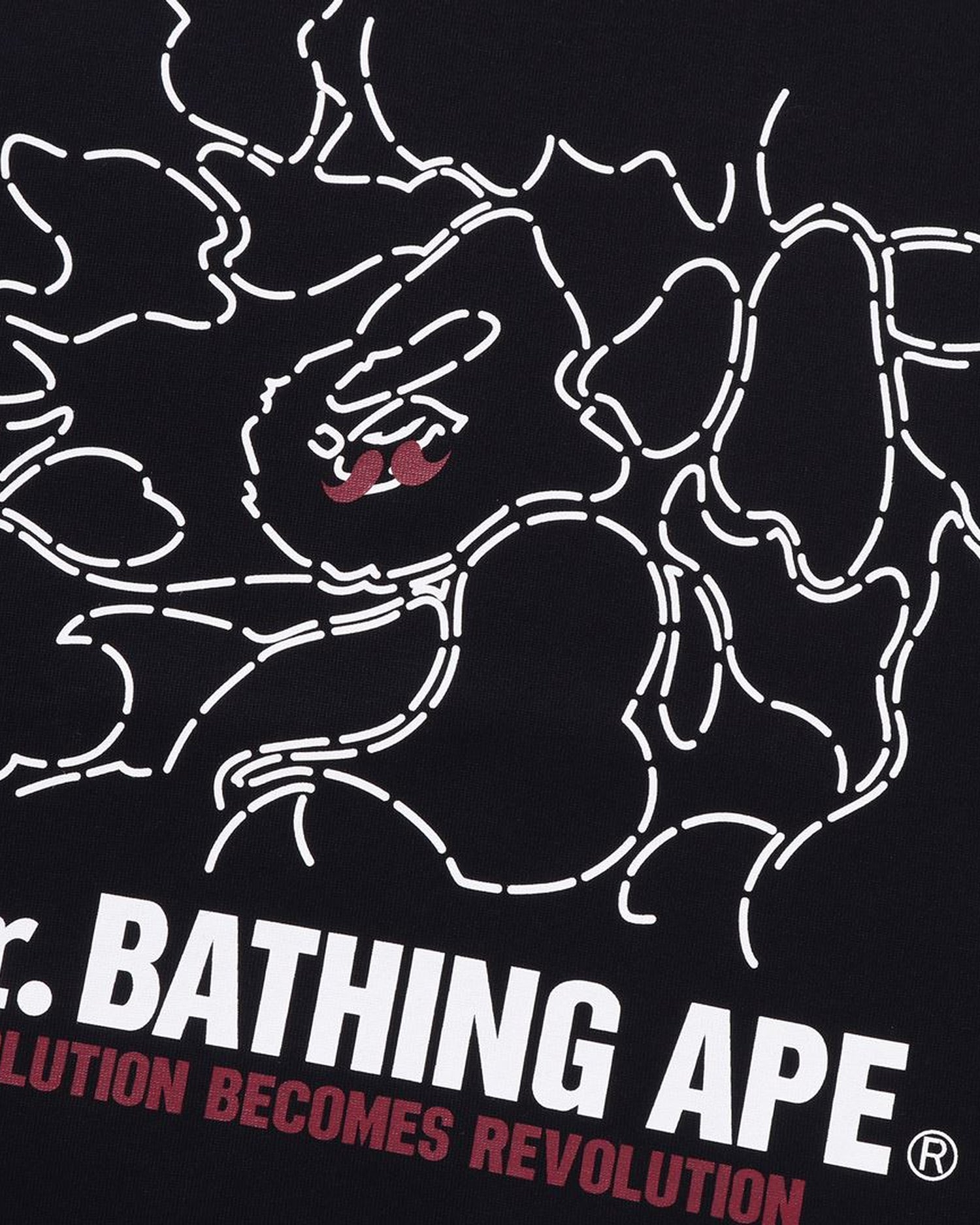 MR. BATHING APE Print Tee | Bape official website – INT.BAPE.COM