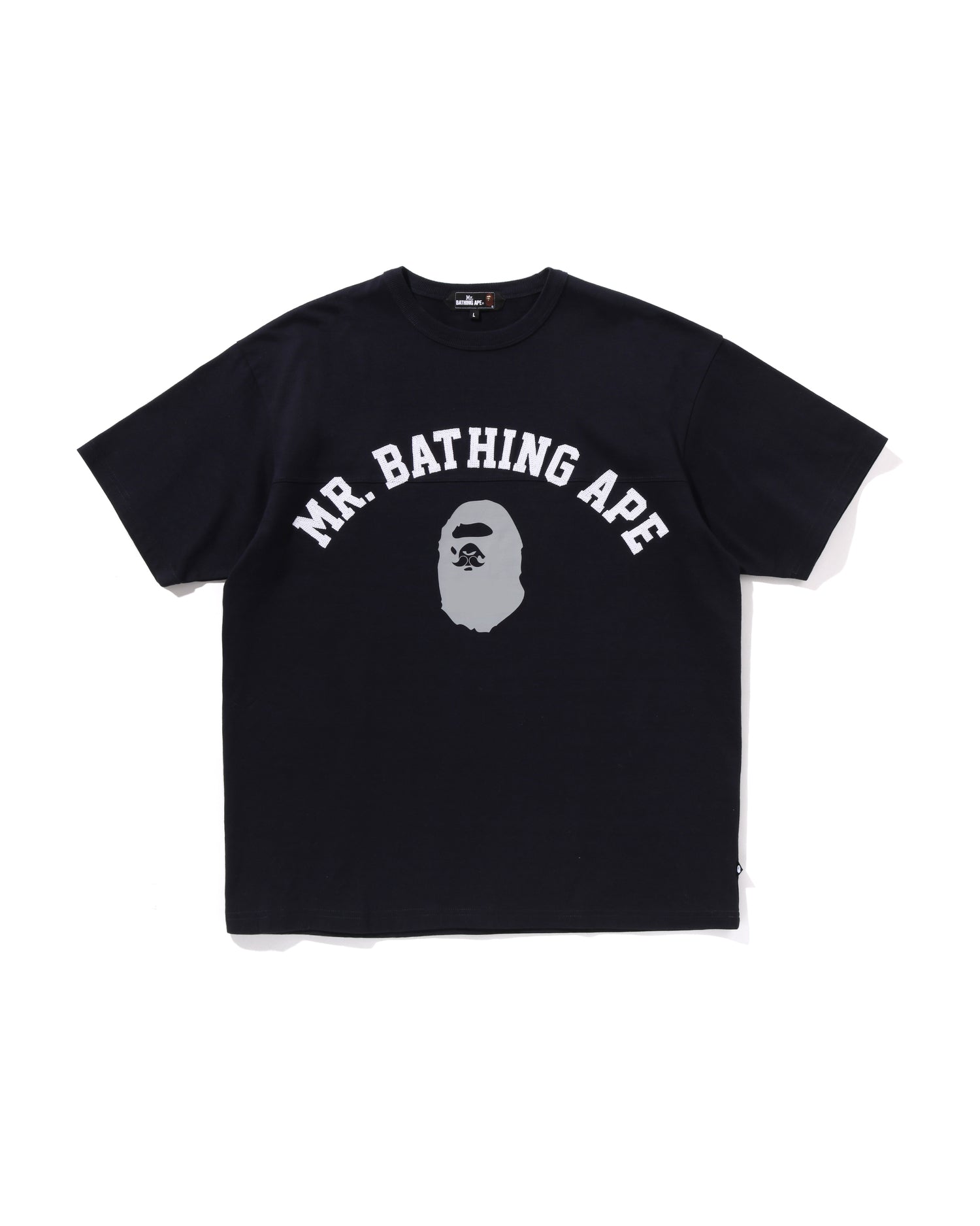A Bathing Ape ブラック Tシャツ M A BATHING APE® Mad General College Tee | Bape official website